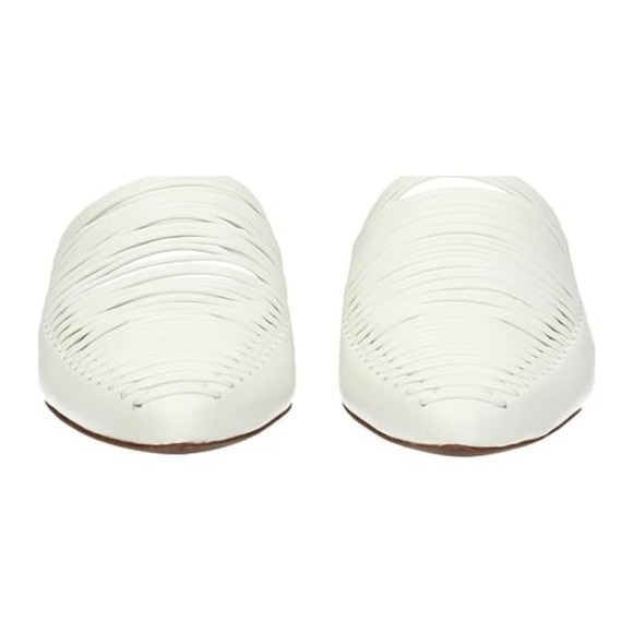 NEW Tory Burch Sienna Pointy Toe Mule in White - Picture 3 of 16